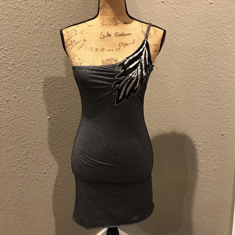 Sky One Shoulder Dress